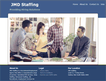 Tablet Screenshot of jmdstaffing.com